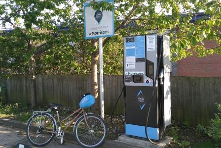 EV charge point at Morrisons sm